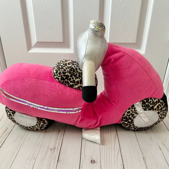 Libby Lu Other - Libby Lu Hot Pink Cheetah Print Motorcyle Y2K Decorative Throw Pillow